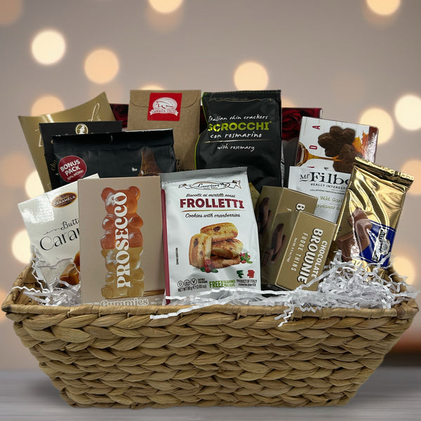 nuts, almonds, chocolate, crackers, gummies, chips, caramels, maple candies, truffles, fudge.  Employee gifts for Christmas in Ottawa