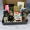 assorted chocolates, truffles, nuts, shortbread, hot chooclate.  Christmas gift boxes in Ottawa