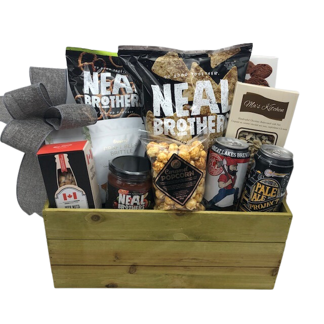 Gift Baskets for Men | Meat and Cheese Basket Free Shipping