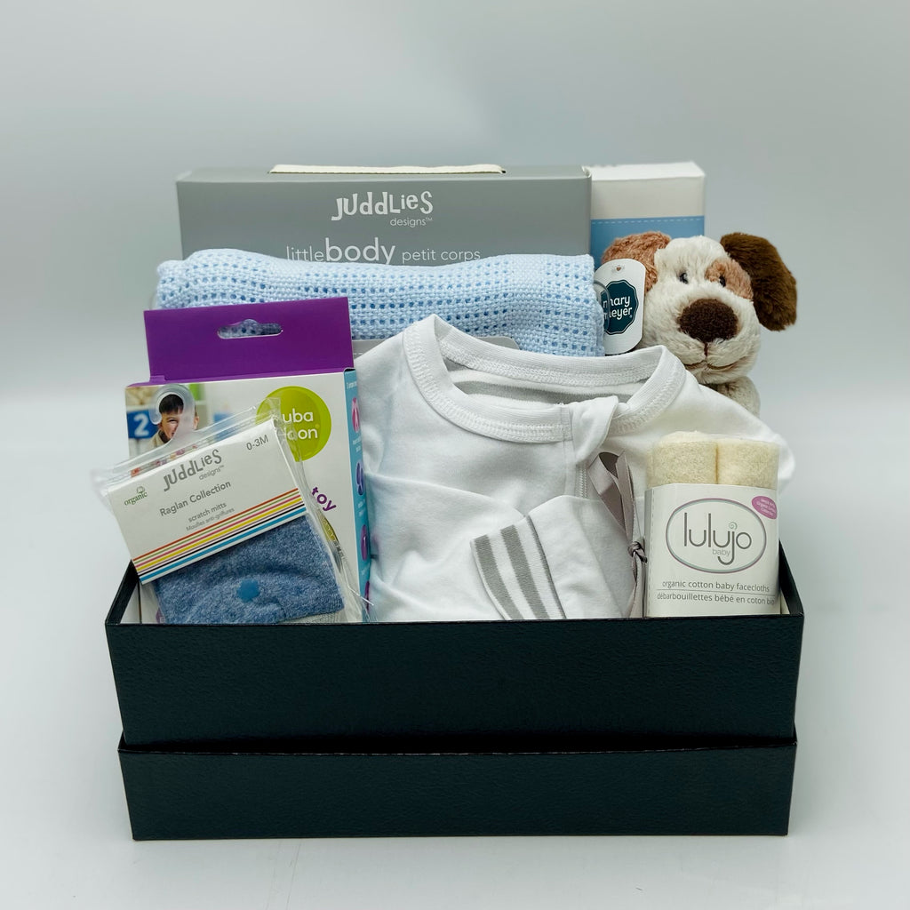 Oh Baby Boy Gift Basket - Not Just Baskets