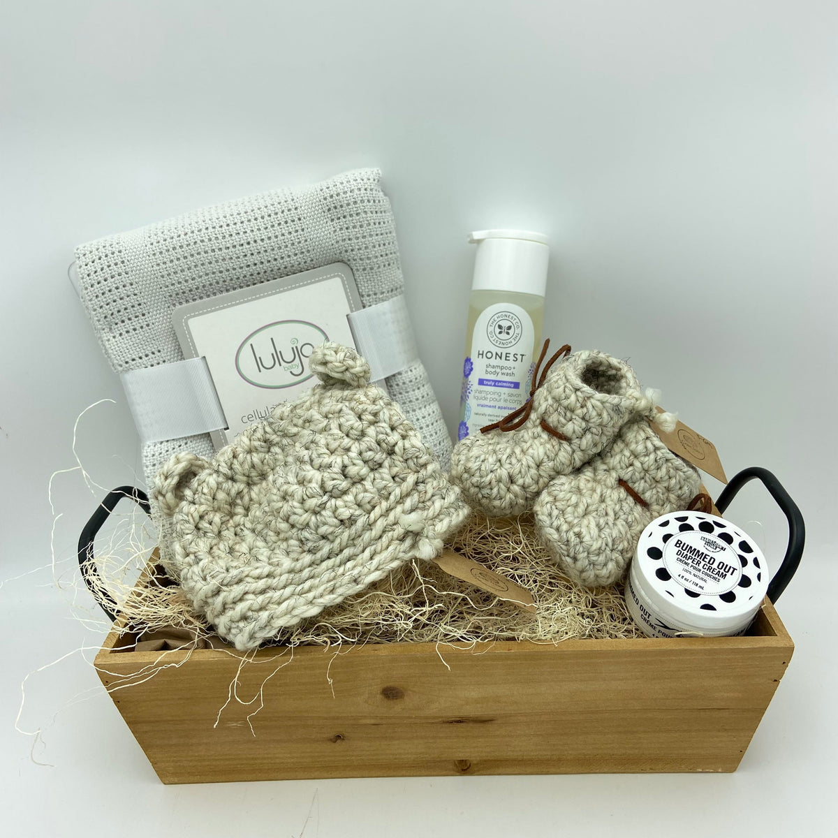 Natural Baby Gift Basket Not Just Baskets