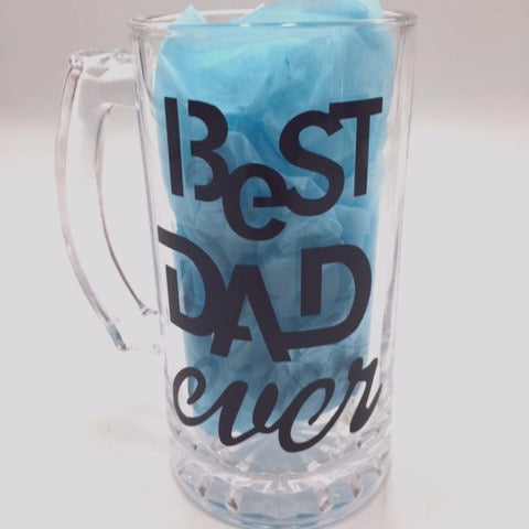 'Best Dad Ever' Beer glass - Not Just Baskets